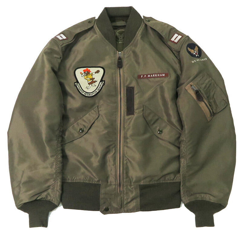 バズリクソンズ Buzz Rickson's Type L-2 “REED PRODUCTS, INC.” 66th FTR. INTCP.SQ. フライト ジャケット ミリタリー BR15742
