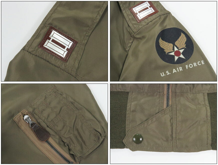 バズリクソンズ Buzz Rickson's Type L-2 “REED PRODUCTS, INC.” 66th FTR. INTCP.SQ. フライト ジャケット ミリタリー BR15742