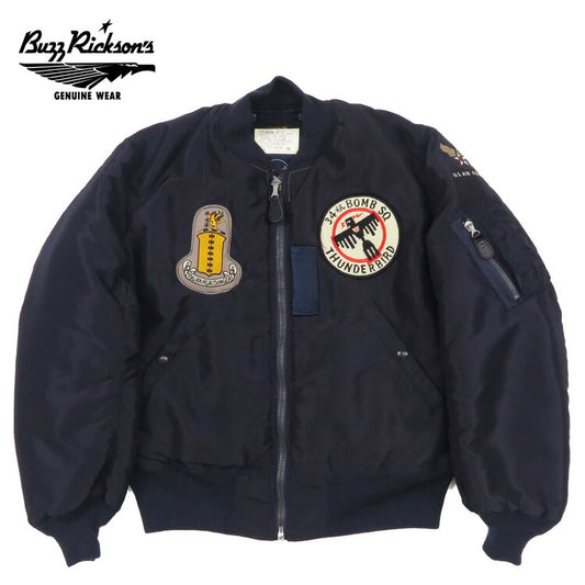 バズリクソンズ Buzz Rickson's Type B-15C (MOD.)  34th BOMB.SQ.THUNDERBIRDS フライト ジャケット ミリタリー BR15744