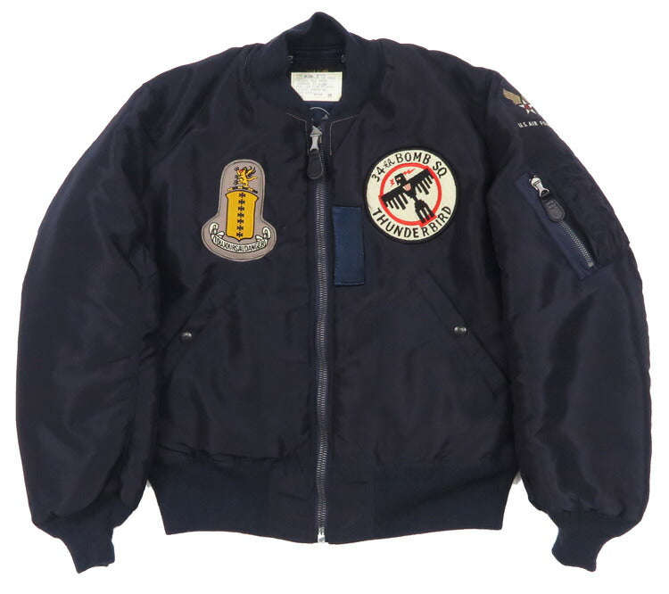 Buzz Rickson's 巴兹里克森 Type B-15C (MOD.) 34th BOMB.SQ.THUNDERBIRDS 飞行夹克 军事 BR15744