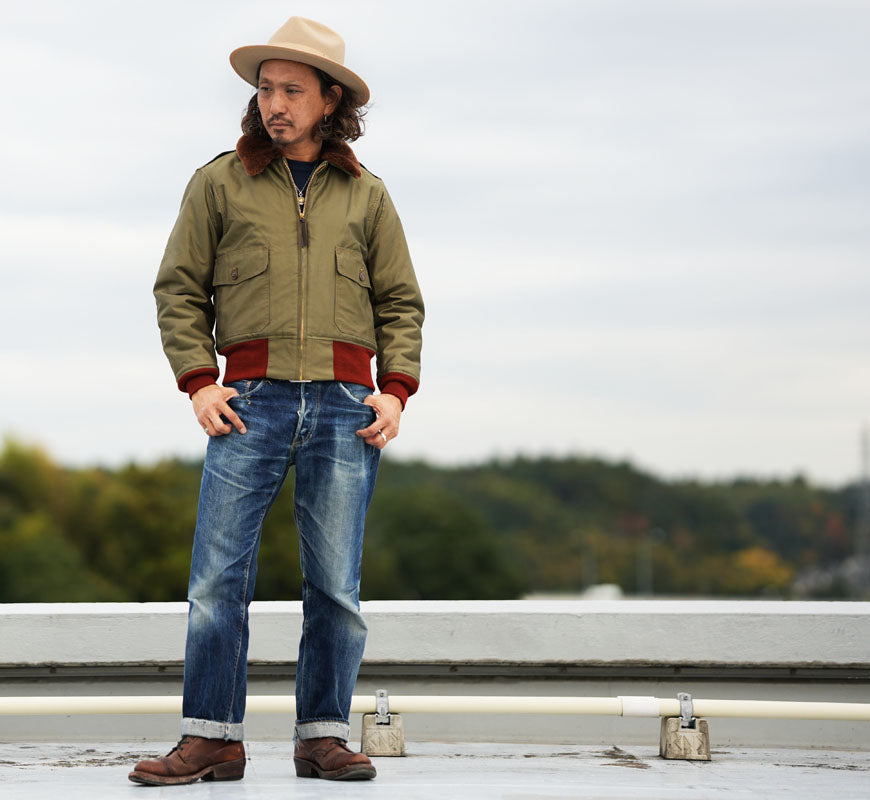 バズリクソンズ Buzz Rickson's フライトジャケット B-10 RED RIB VERSION “SUPERIOR TOGS CO., INC.” 赤リブ BR15745