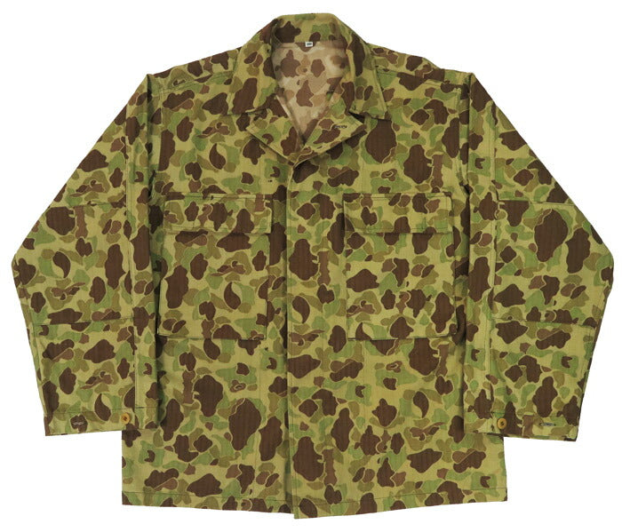 Buzz Rickson's Buzz Rickson's Herringbone-Twill Camouflage-Muster Jacke Militär BR15753