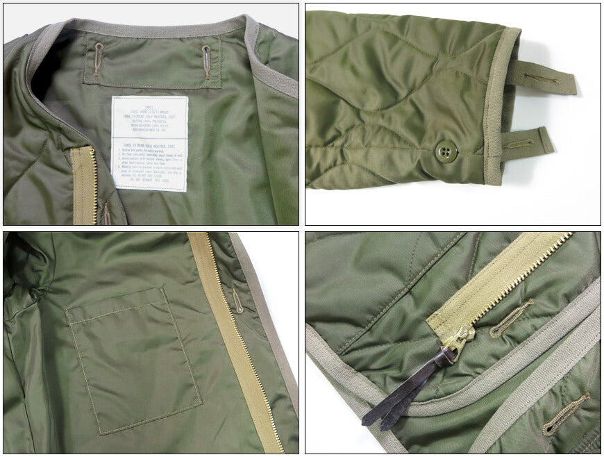バズリクソンズ BUZZ RICKSON'S M-65フィールドジャケット用 キルティング ライナー ジャケット LINER, EXTREME COLD WEATHER, BR15754