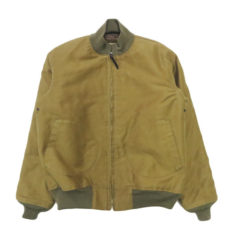 バズリクソンズ Buzz Rickson's ジップ デッキジャケット アルパカ・ウールパイルライニング Type DECK ZIP NAVY DEPARTMENT BR15759