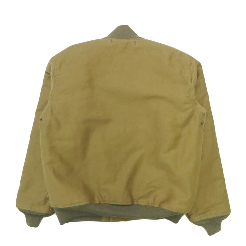バズリクソンズ Buzz Rickson's ジップ デッキジャケット アルパカ・ウールパイルライニング Type DECK ZIP NAVY DEPARTMENT BR15759
