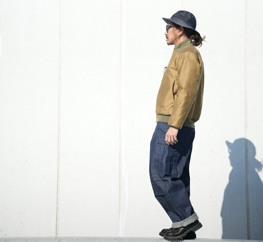バズリクソンズ Buzz Rickson's ジップ デッキジャケット アルパカ・ウールパイルライニング Type DECK ZIP NAVY DEPARTMENT BR15759