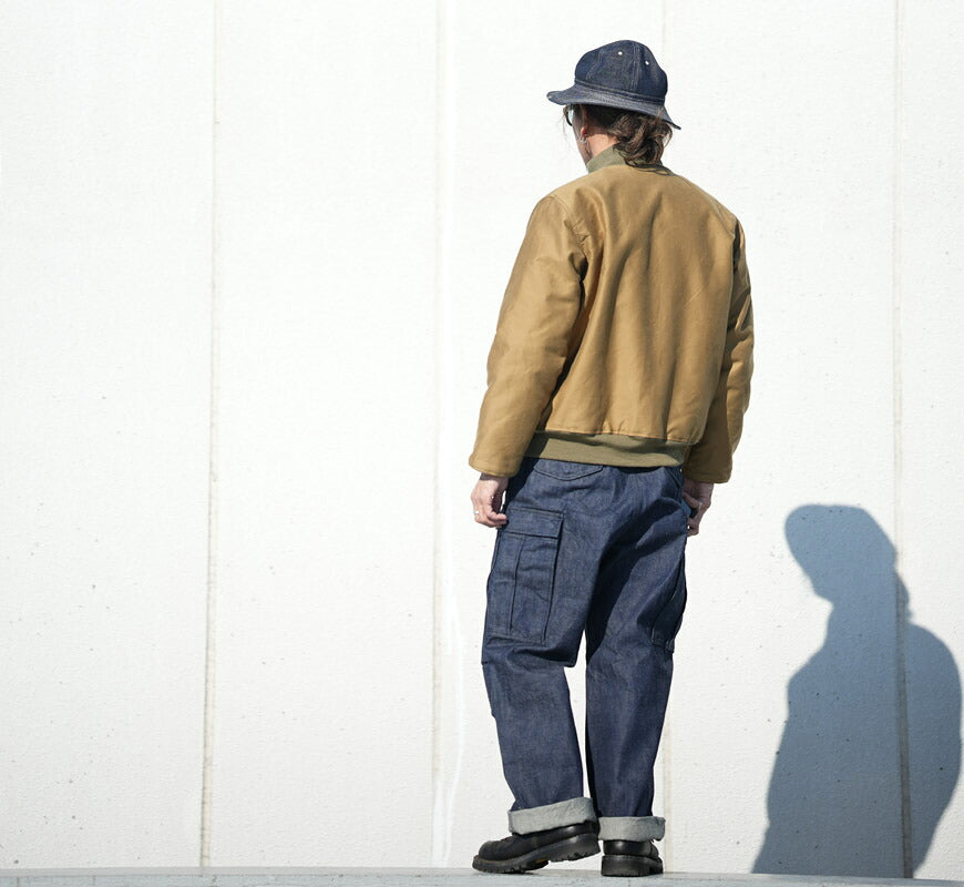 バズリクソンズ Buzz Rickson's ジップ デッキジャケット アルパカ・ウールパイルライニング Type DECK ZIP NAVY DEPARTMENT BR15759