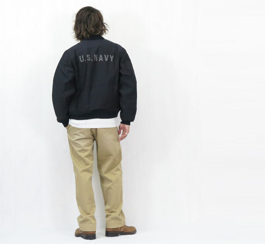 バズリクソンズ Buzz Rickson's フック デッキジャケット Type DECK HOOK “RAYON COTTON VERSION NAVY DEPARTMENT” BR15762