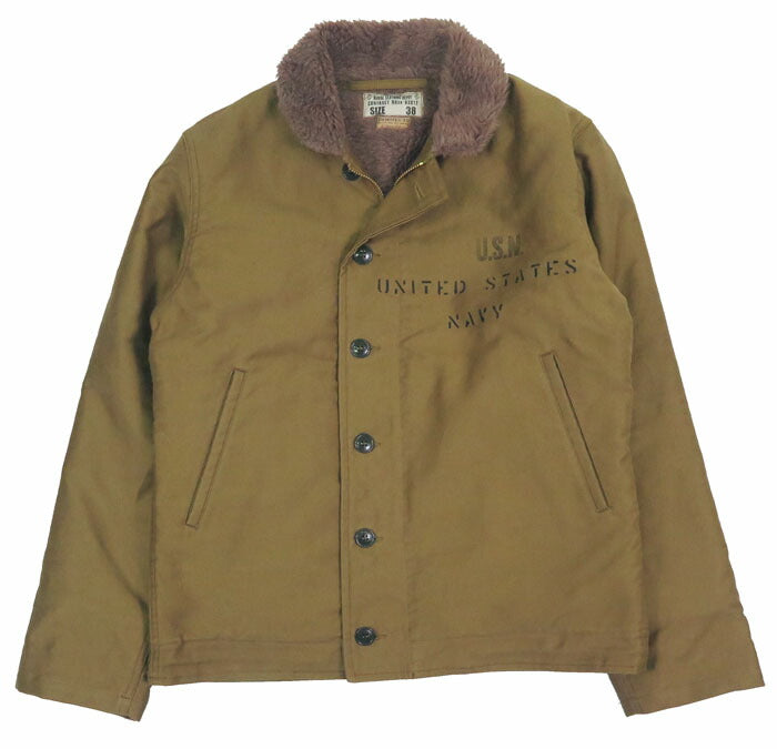 バズリクソンズ Buzz Rickson's デッキジャケット N-1 ステンシルプリント "MIDWAY" NAVAL CLOTHING DEPOT DEMOTEX-ED BR15766