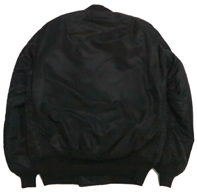 バズリクソンズ Buzz Rickson's フライトジャケット BLACK MA-1 ロング丈 1st Model Albert Turner アルバートターナー  William Gibson ウィリアムギブソン BR15772