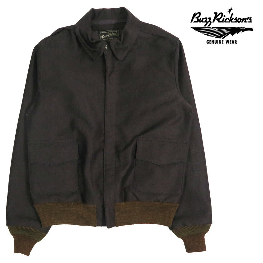 バズリクソンズ Buzz Rickson's ジャングルクロス ブラック A-1 ジャケット William Gibson ウィリアムギブソン BR15774