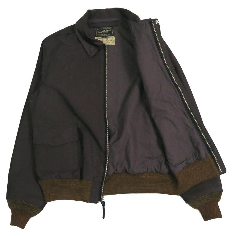バズリクソンズ Buzz Rickson's ジャングルクロス ブラック A-1 ジャケット William Gibson ウィリアムギブソン BR15774