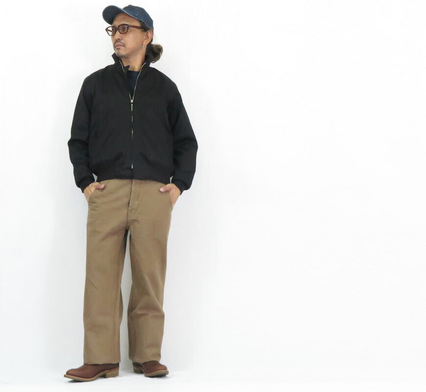 バズリクソンズ Buzz Rickson's แจ็กเก็ตแทนเกอร์สีดำ กระเป๋าสแลช William Gibson วิลเลียม กิบสัน BR15775