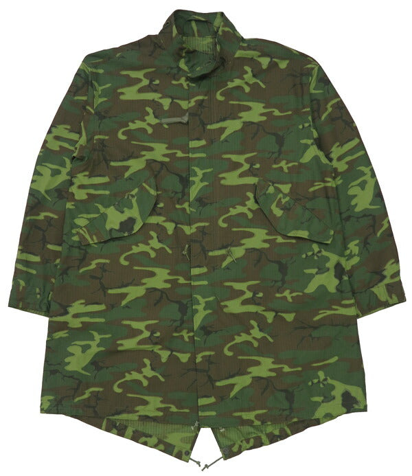 バズリクソンズ Buzz Rickson's カモフラ柄 M-65 フード無し仕様 シェルパーカー CAMOUFLAGE WATER REPELLENT CIVILIAN MODEL モッズコート BR15837