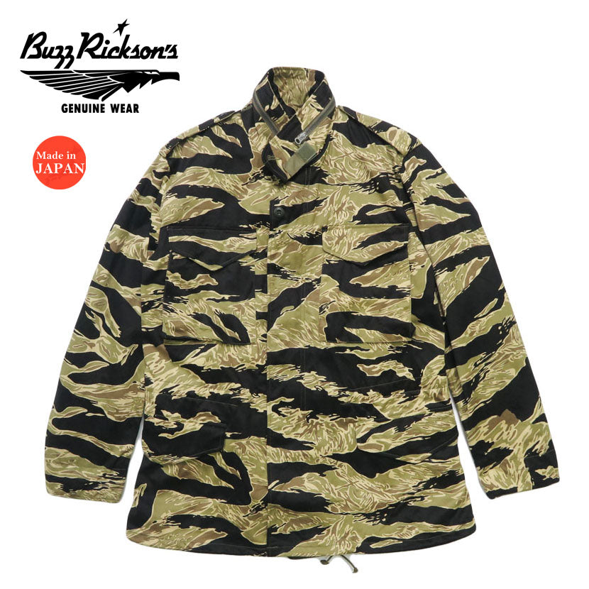 バズリクソンズ Buzz Rickson's M-65 フィールドジャケット M-65 TIGER CAMOUFLAGE CIVILIAN MODEL  BR15885 【2026年春夏新作】