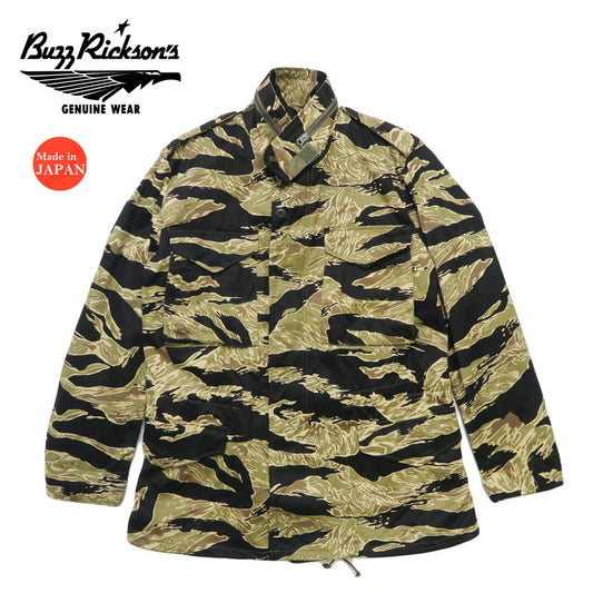 バズリクソンズ Buzz Rickson's M-65 フィールドジャケット M-65 TIGER CAMOUFLAGE CIVILIAN MODEL  BR15885 【2026年春夏新作】