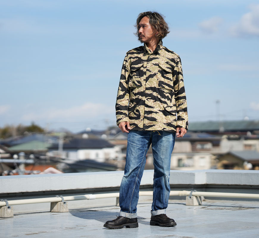 バズリクソンズ Buzz Rickson's M-65 フィールドジャケット M-65 TIGER CAMOUFLAGE CIVILIAN MODEL  BR15885 【2026年春夏新作】