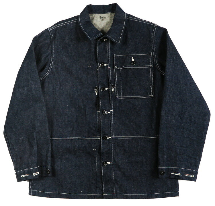 バズリクソンズ Buzz Rickson's U.S. MARINE CORPS M-1944 デニム ユーティリティ ジャケット カバーオール DENIM CIVILIAN UTILITY JACKET BR15886 【2026年秋冬新作】