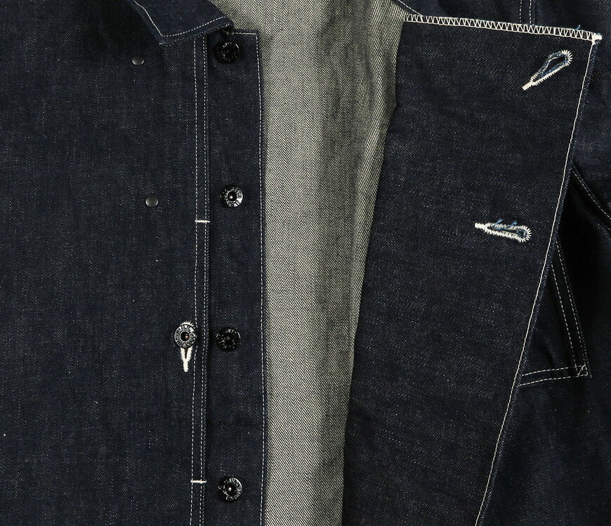 バズリクソンズ Buzz Rickson's U.S. MARINE CORPS M-1944 デニム ユーティリティ ジャケット カバーオール DENIM CIVILIAN UTILITY JACKET BR15886 【2026年秋冬新作】