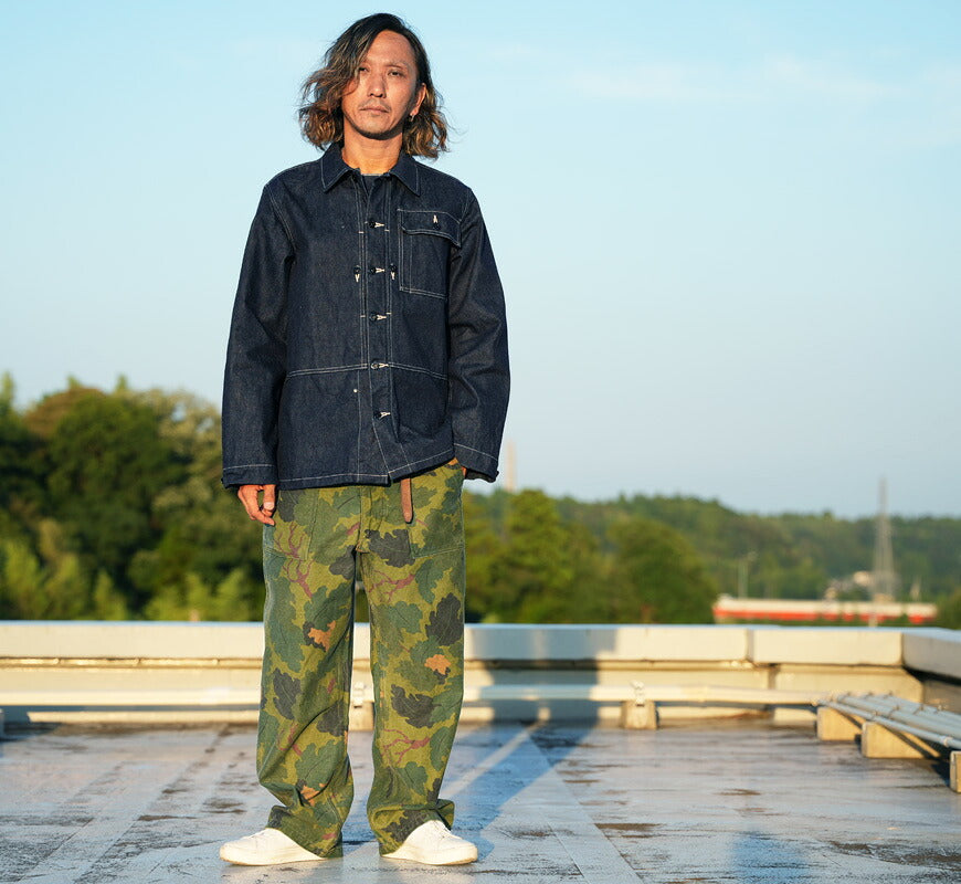 バズリクソンズ Buzz Rickson's U.S. MARINE CORPS M-1944 デニム ユーティリティ ジャケット カバーオール DENIM CIVILIAN UTILITY JACKET BR15886 【2026年秋冬新作】