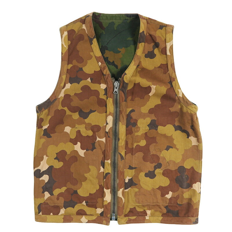 バズリクソンズ Buzz Rickson's ミッチェルパターン カモフラージュ シビリアンベスト CAMO VEST BR15942 【2026年秋冬新作】