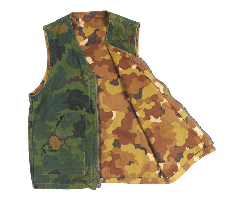 バズリクソンズ Buzz Rickson's ミッチェルパターン カモフラージュ シビリアンベスト CAMO VEST BR15942 【2026年秋冬新作】