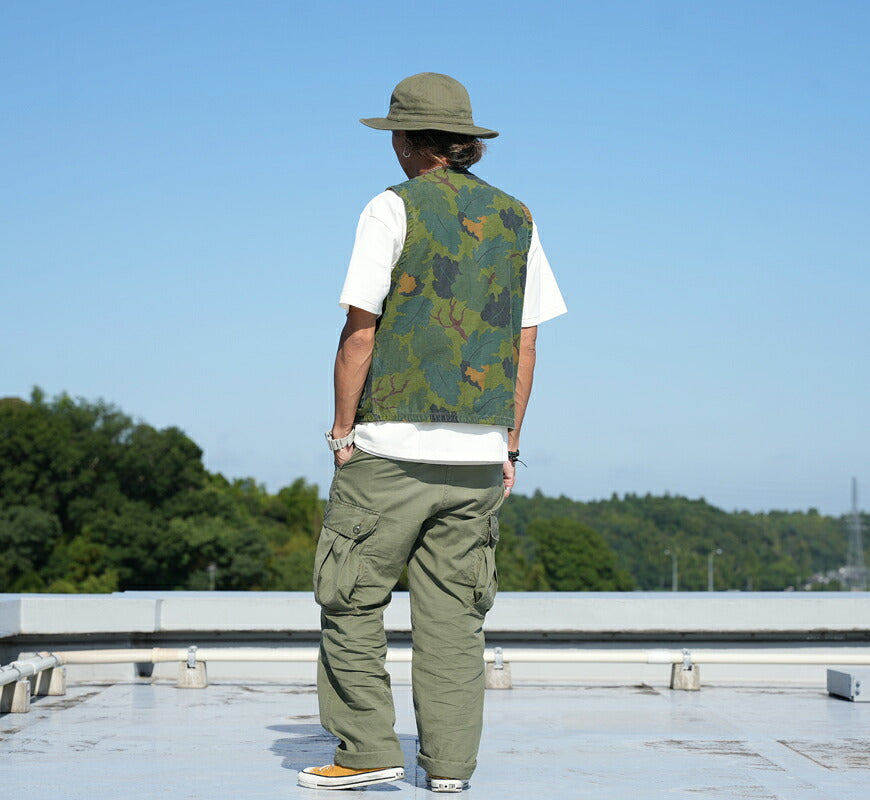 バズリクソンズ Buzz Rickson's ミッチェルパターン カモフラージュ シビリアンベスト CAMO VEST BR15942 【2026年秋冬新作】