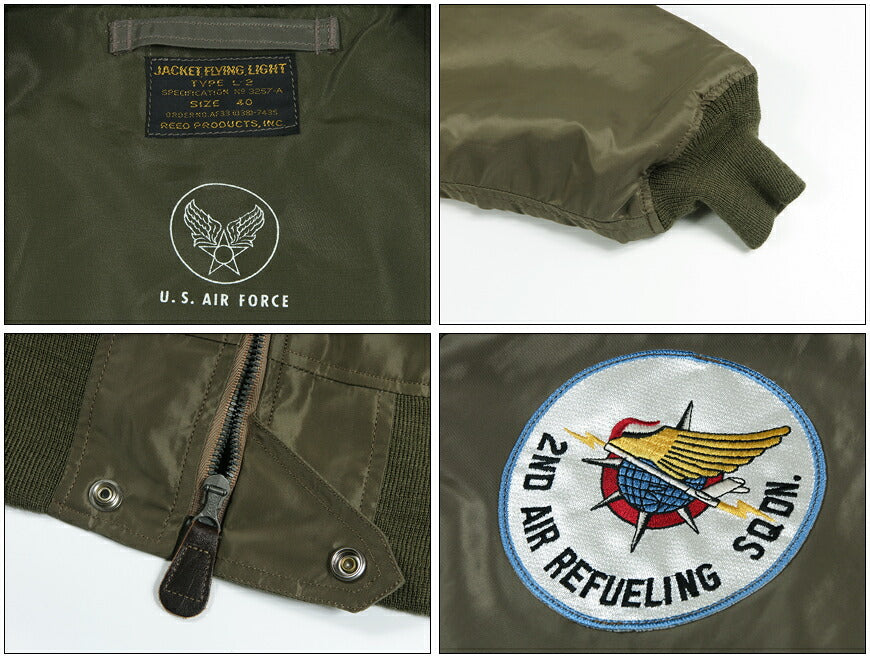 バズリクソンズ Buzz Rickson's Type L-2 “REED PRODUCTS, INC.” 2nd ARS フライト ジャケット ミリタリー BR15992【2026年秋冬新作】