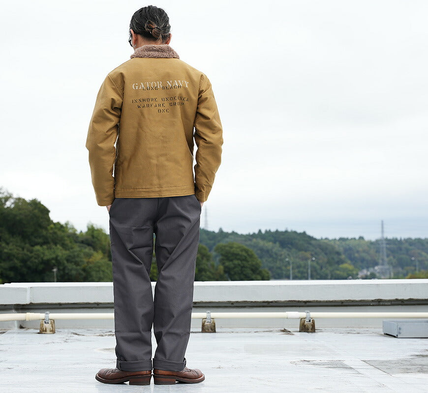 バズリクソンズ Buzz Rickson's デッキジャケット N-1 ワッペン/ステンシルプリント "GATOR NAVY" NAVAL CLOTHING DEPOT DEMOTEX-ED BR16014 【2026年秋冬新作】