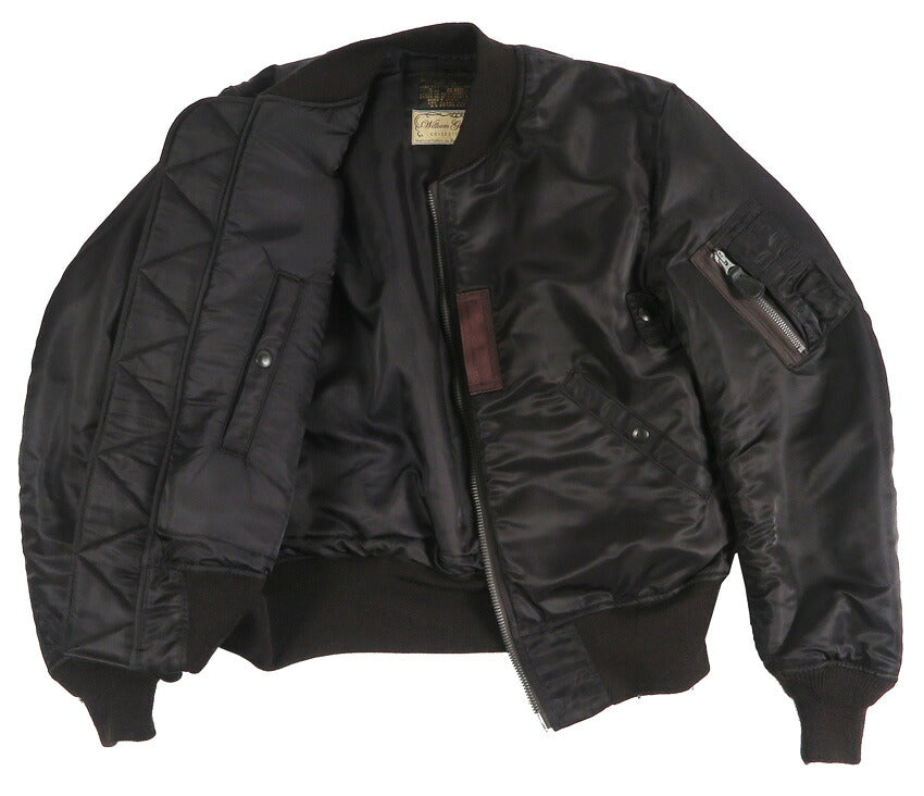 バズリクソンズ Buzz Rickson's WILLIAM GIBSON BLACK MA-1 SLENDER スレンダー ブラック ウィリアムギブソン BR16027 【2026年春夏新作】