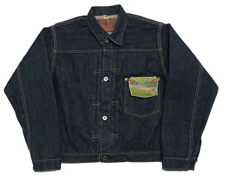 バズリクソンズ BUZZ RICKSON'S 13.6oz デニム ジャケット 1stタイプ 第2次世界大戦モデル ワンウォッシュ BR16041