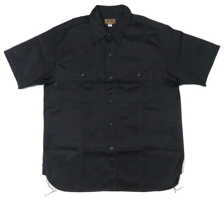 Buzz Rickson's Buzz Rickson's Camisa de trabajo de manga corta con espiga br39530