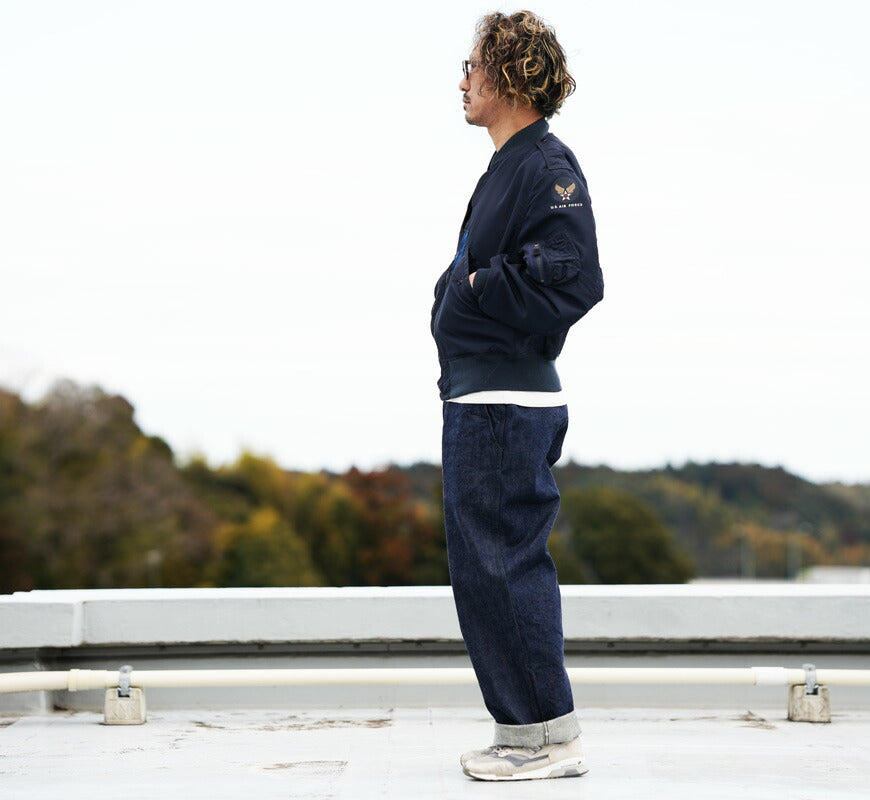 バズリクソンズ Buzz Rickson's デニム M-1943 トラウザーズ ミリタリー パンツ 軍パン DENIM CIVILIAN MODEL BR42596