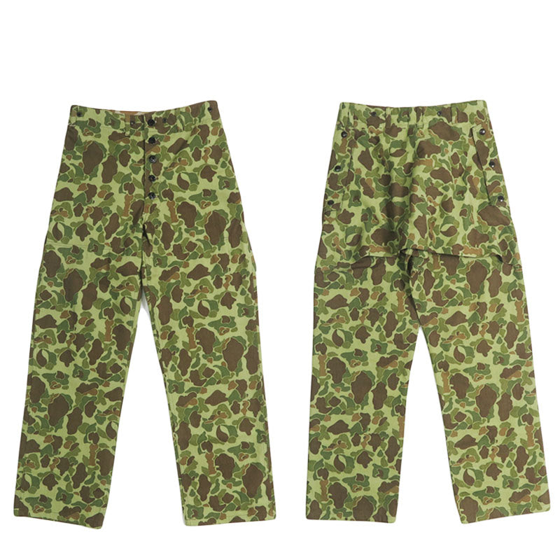 バズリクソンズ Buzz Rickson's トラウザース ヘリンボーン パンツ U.S. MARINE CORPS TROUSERS, HERRINGBONE, CAMOUFLAGED P-44  BR42634 【2026年春夏新作】