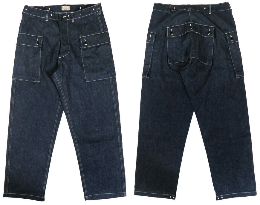 バズリクソンズ Buzz Rickson's M-1944 デニム トラウザーズ ミリタリー パンツ U.S. MARINE CORPS DENIM CIV. PANTS SHORT LENGTH BR42637 【2026年春夏新作】