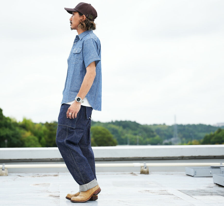 バズリクソンズ Buzz Rickson's M-1944 デニム トラウザーズ ミリタリー パンツ U.S. MARINE CORPS DENIM CIV. PANTS SHORT LENGTH BR42637 【2026年春夏新作】