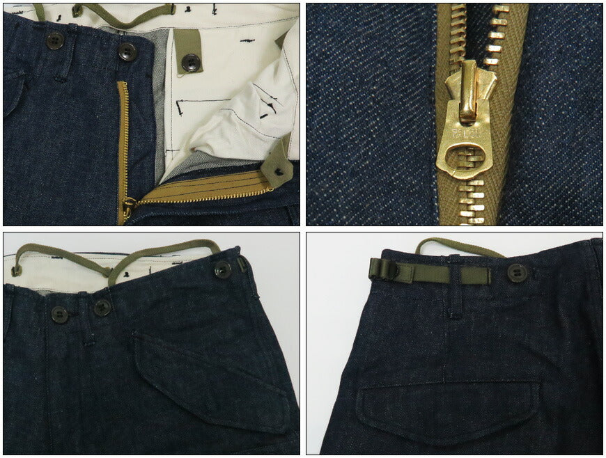 バズリクソンズ Buzz Rickson's M-51 デニム シェル トラウザーズ M-1951 DENIM TROUSERS SHELL .FIELD.SHORT LENGTH カーゴパンツ ミリタリー BR42586