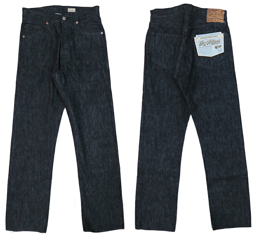バズリクソンズ BUZZ RICKSON'S 13.6oz ブラック デニム ジーンズ 第2次世界大戦モデル William Gibson ウィリアムギブソン ワンウォッシュ BR43042