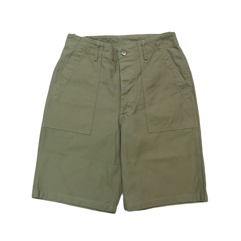 バズリクソンズ BUZZ RICKSON'S QM SHADE 107 TYPE 1 コットンサテン ショートパンツ OLIVE GREEN ショーツ BR51735