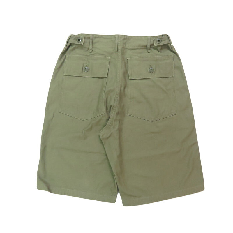 バズリクソンズ BUZZ RICKSON'S QM SHADE 107 TYPE 1 コットンサテン ショートパンツ OLIVE GREEN ショーツ BR51735