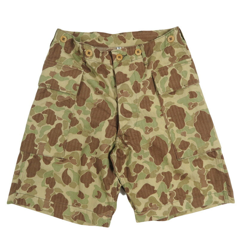 バズリクソンズ Buzz Rickson's ヘリンボーンツイル カモフラージュ ショーツ SHORTS TROUSERS ハーフパンツ BR52660【2026年春夏新作】