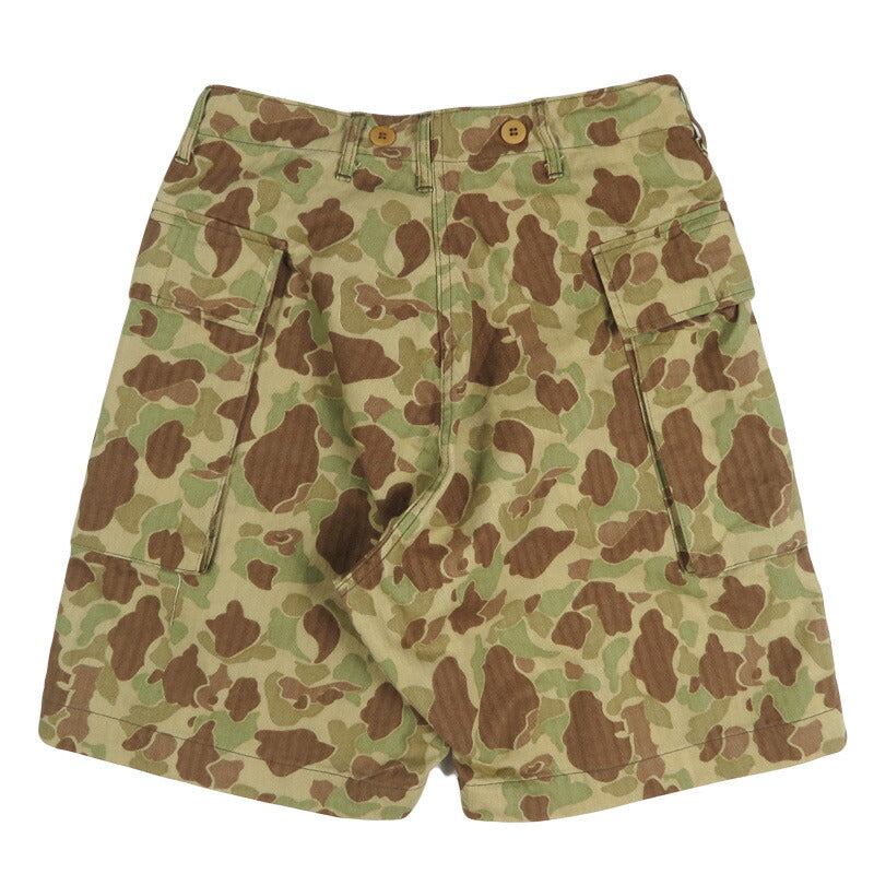 バズリクソンズ Buzz Rickson's ヘリンボーンツイル カモフラージュ ショーツ SHORTS TROUSERS ハーフパンツ BR52660【2026年春夏新作】