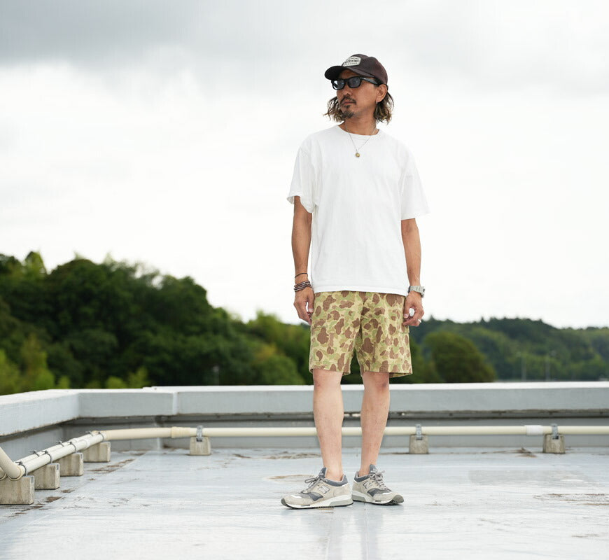 Buzz Rickson's Short en sergé chevron camouflage SHORTS TROUSERS BR52660【Nouvelle collection printemps-été 2026】