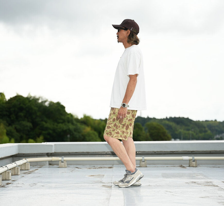 Buzz Rickson's Short en sergé chevron camouflage SHORTS TROUSERS BR52660【Nouvelle collection printemps-été 2026】