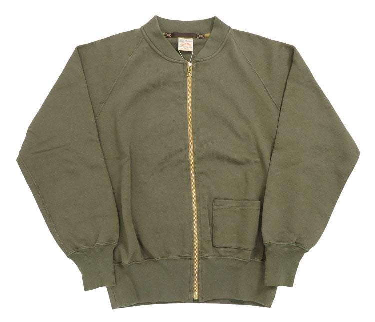 バズリクソンズ Buzz Rickson's 16番双糸 C-2 ヘビーコットン ジャージ インナーセーター ジップスウェット BR69444