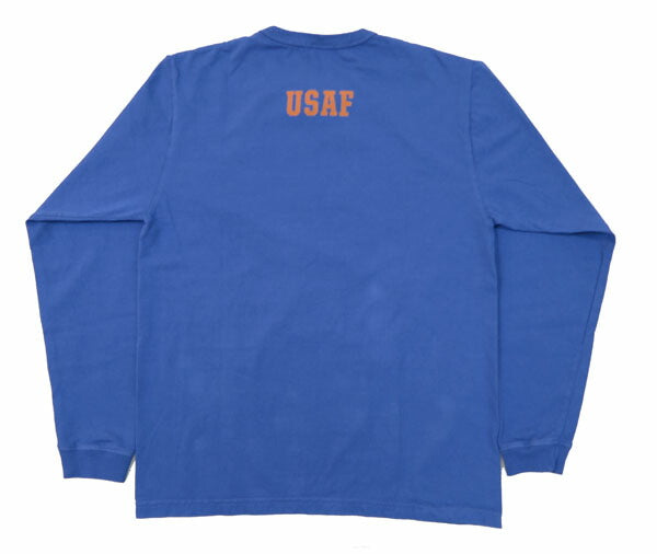 บัซ ริคสันส์ BUZZ RICKSON'S เสื้อยืดแขนยาว พิมพ์ "EDWARDS" ผลิตในสหรัฐอเมริกา BR69508