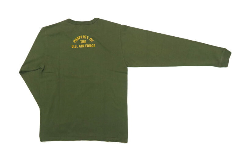 バズリクソンズ BUZZ RICKSON'S 長袖 Tシャツ プリント "U.S. AIR FORCE McCHORD A.F.BASE" MADE IN USA BR69626