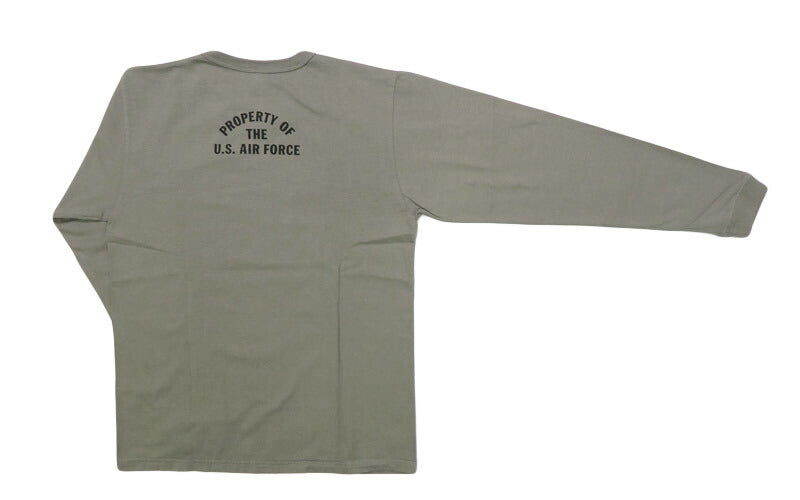 バズリクソンズ BUZZ RICKSON'S 長袖 Tシャツ プリント "U.S. AIR FORCE McCHORD A.F.BASE" MADE IN USA BR69626