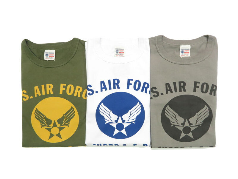 バズリクソンズ BUZZ RICKSON'S 長袖 Tシャツ プリント "U.S. AIR FORCE McCHORD A.F.BASE" MADE IN USA BR69626