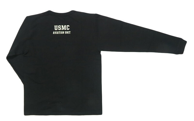 バズリクソンズ BUZZ RICKSON'S 長袖 Tシャツ プリント "VMF-241 SONS OF SATAN" MADE IN USA BR69627